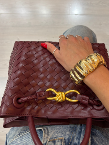 Bracciale fascia rigato