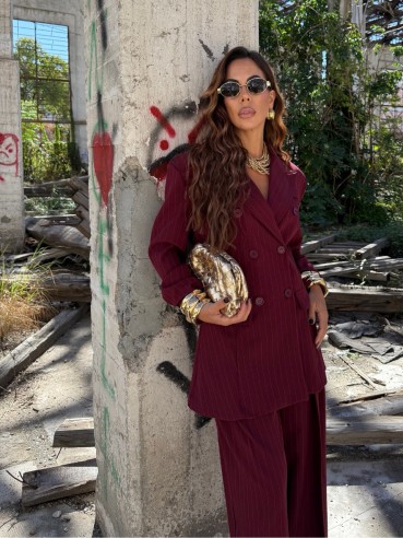 Tailleur Mara Bordeaux