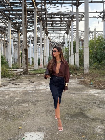 Longuette Bruna Denim