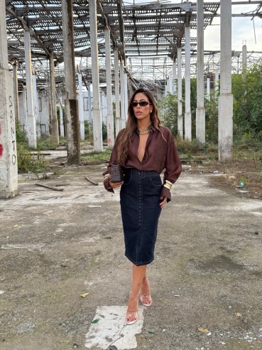 Longuette Bruna Denim