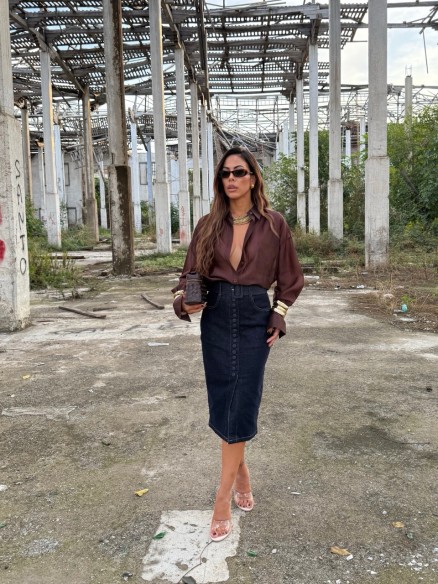 Longuette Bruna Denim