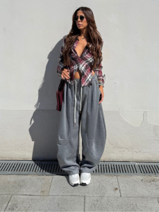 Panta balloon Kamila grigio