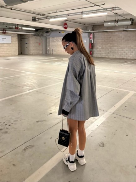 Camicia Sharper bianca e nera