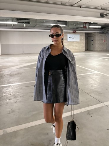 Camicia Sharper bianca e nera