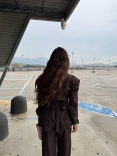 Tailleur Triade choco 2