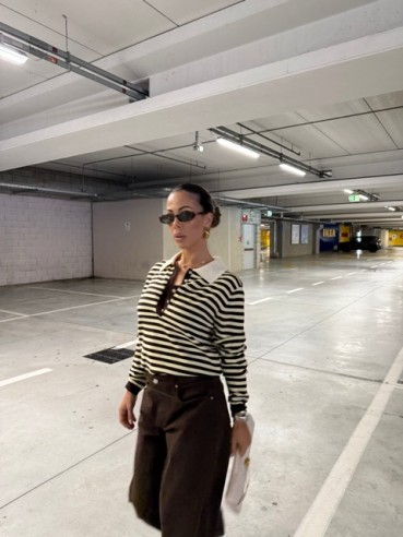 Polo Stregatto gialla