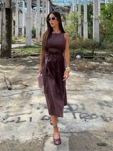 Dress Alice bordeaux