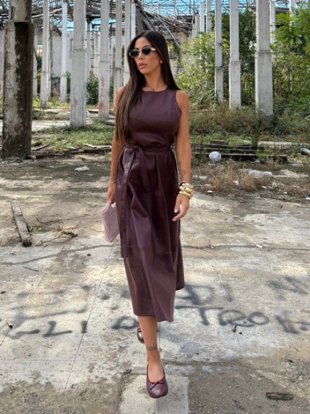 Dress Alice bordeaux