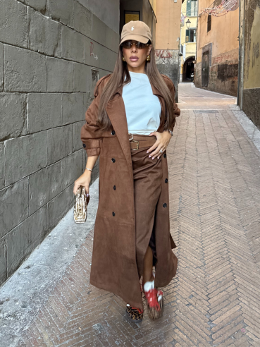 Longuette Margot suede