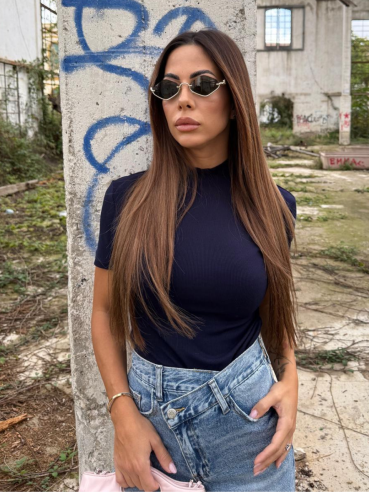 T-shirt Gilda blu