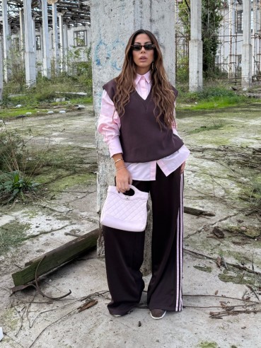 Pantatuta Sydney choco/rosa