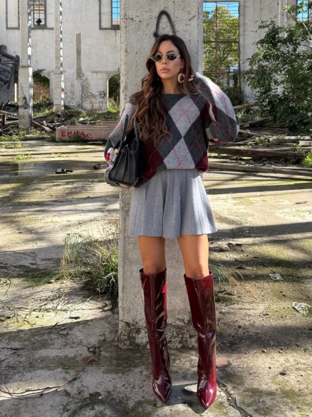 Pull Cambridge grigio