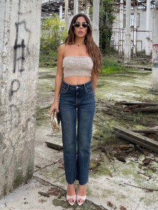 Denim sabbiato 7/8 (8866)