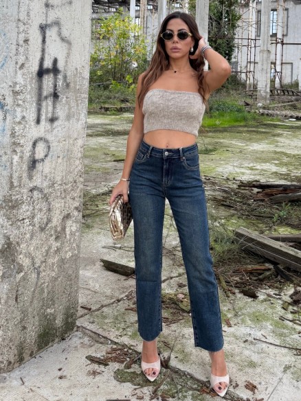 Denim sabbiato 7/8 (8866)