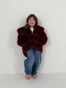 Ecofur Bear bordeaux Baby 2