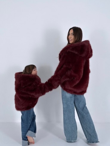 Ecofur Bear bordeaux Baby