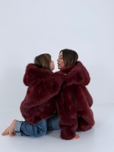 Ecofur Bear bordeaux Baby