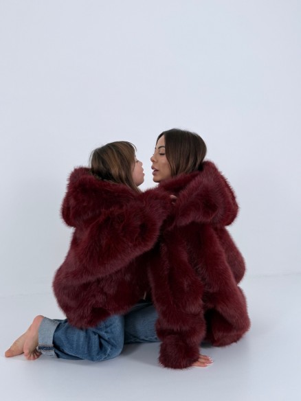 Ecofur Bear bordeaux Baby