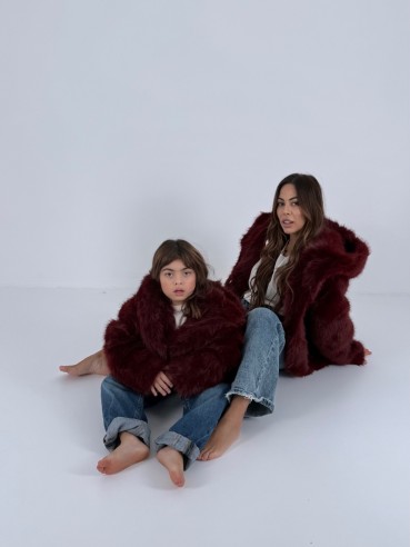 Ecofur Bear bordeaux Baby