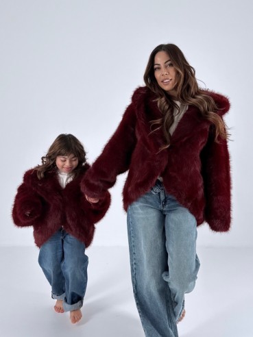 Ecofur Bear bordeaux Baby