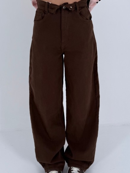 Denim risvolto Choco