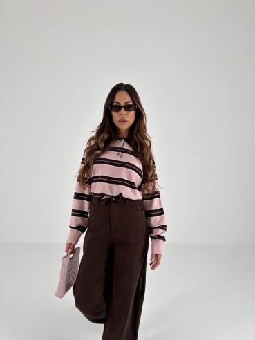 Denim risvolto Choco