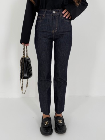 Denim gamba dritta blu h3022