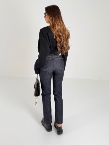 Denim gamba dritta blu h3022