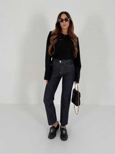 Denim gamba dritta blu h3022