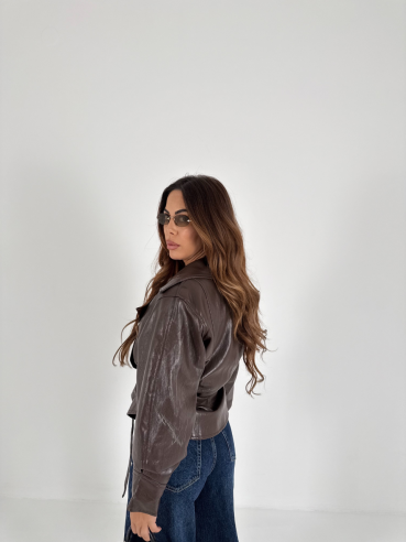 Giubbino vernice Choco