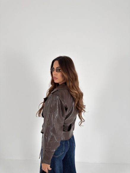 Giubbino vernice Choco