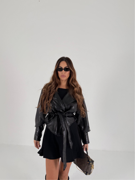 Giubbino Vernice Nero