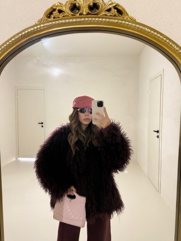 Mongolia Crystaline  bordeaux