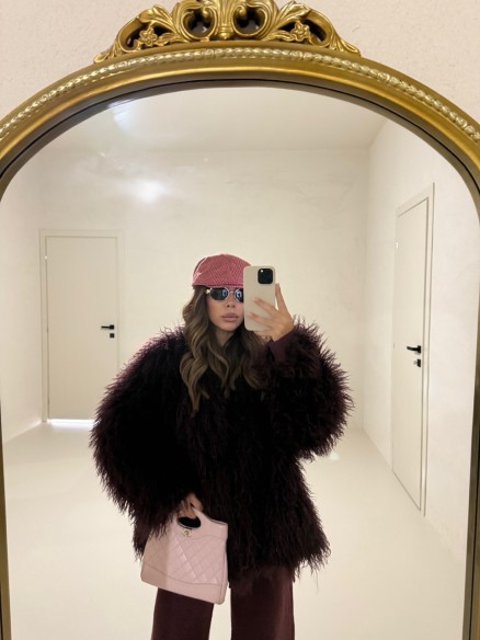 Mongolia Crystaline  bordeaux