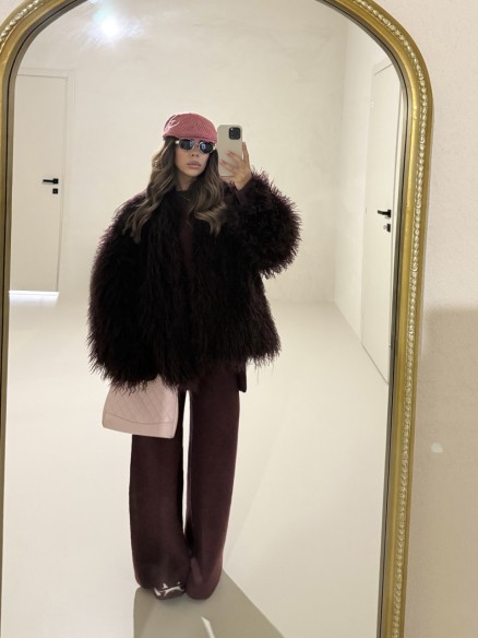 Mongolia Crystaline  bordeaux