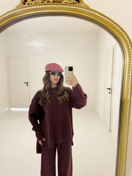 Set Valentine bordeaux