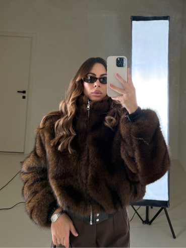 Bomber Wolfy reversible