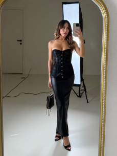 Longuette Roxy in similpelle