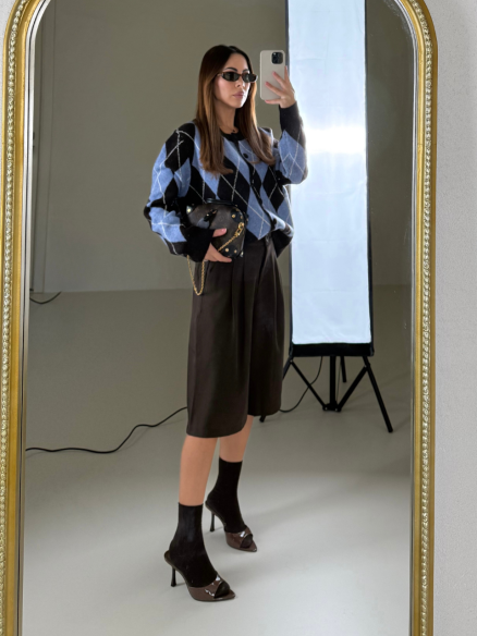 Cardigan Cambridge blu