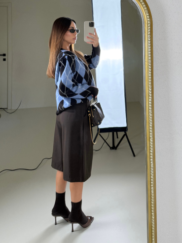 Cardigan Cambridge blu