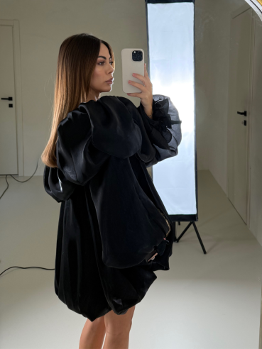 Mini dress Aurora nero