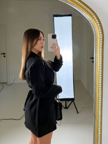 Blazer dress Snow nero