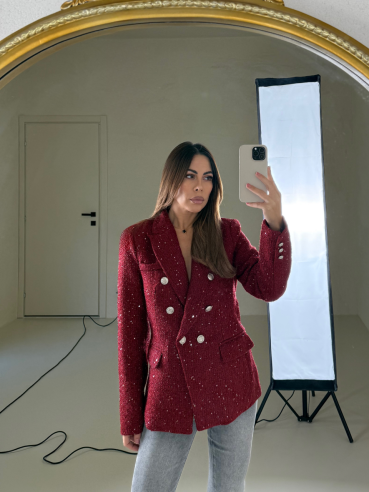 Blazer Clara rosso