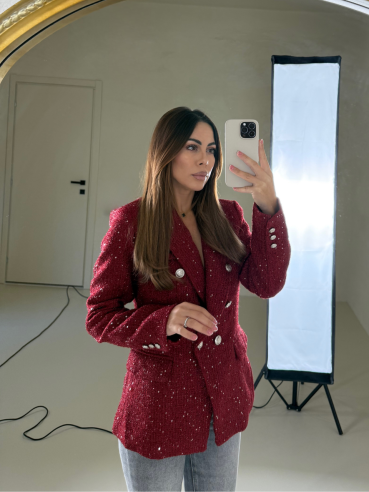 Blazer Clara rosso