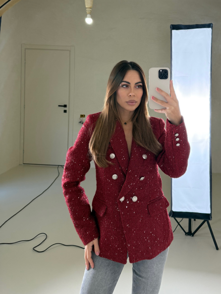 Blazer Clara rosso