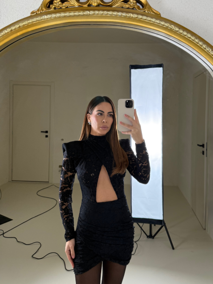 Mini Dress Clelia nero