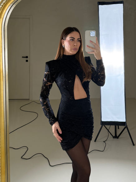 Mini Dress Clelia nero