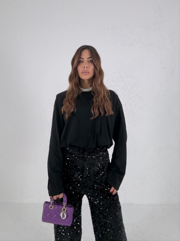 Pantalone New York nero