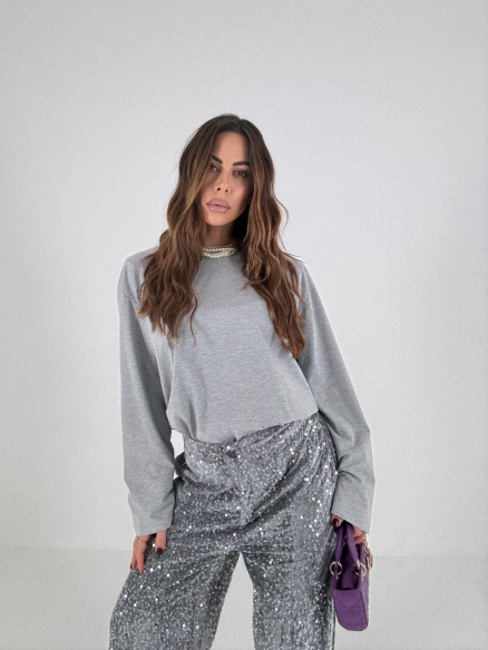 Pantalone New York grigio