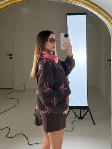 Cardigan+sciarpa Clara